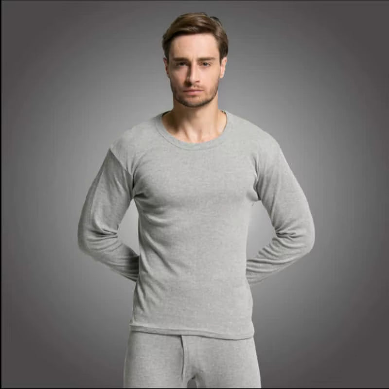 Men Undershirts Men'S Winter Thermal Underwear Thin Fleece Elastic Compression Fitness for Winter Sports First Layer Wear ﻿