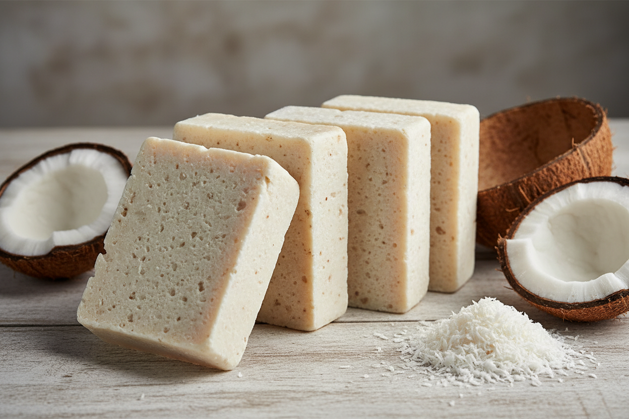 mydło kokosowe w kostce